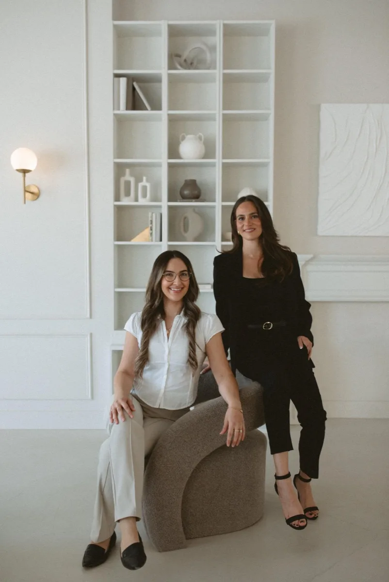 Katelyn Matias and Daniella Simas Medeiros, the Anchor & Bloom clinical team