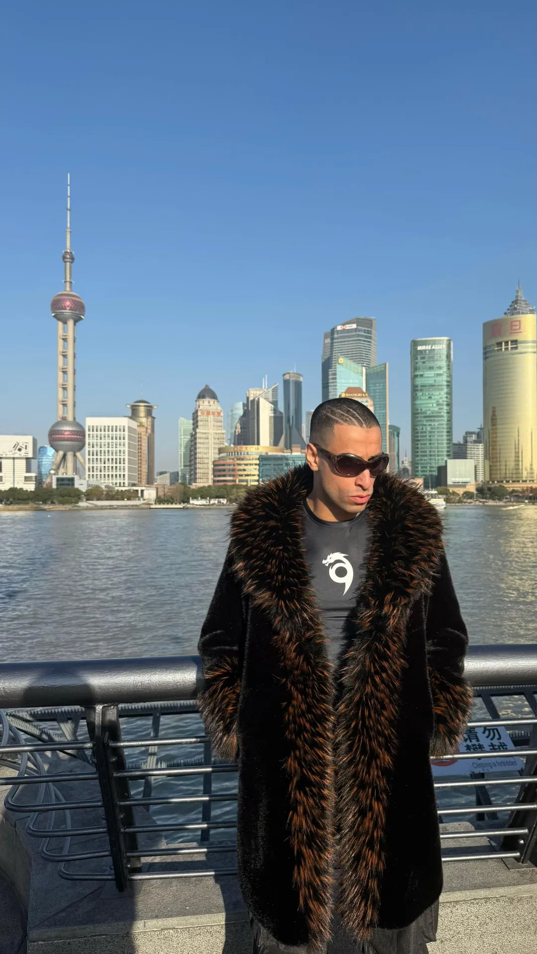 Younes performing in Shanghai